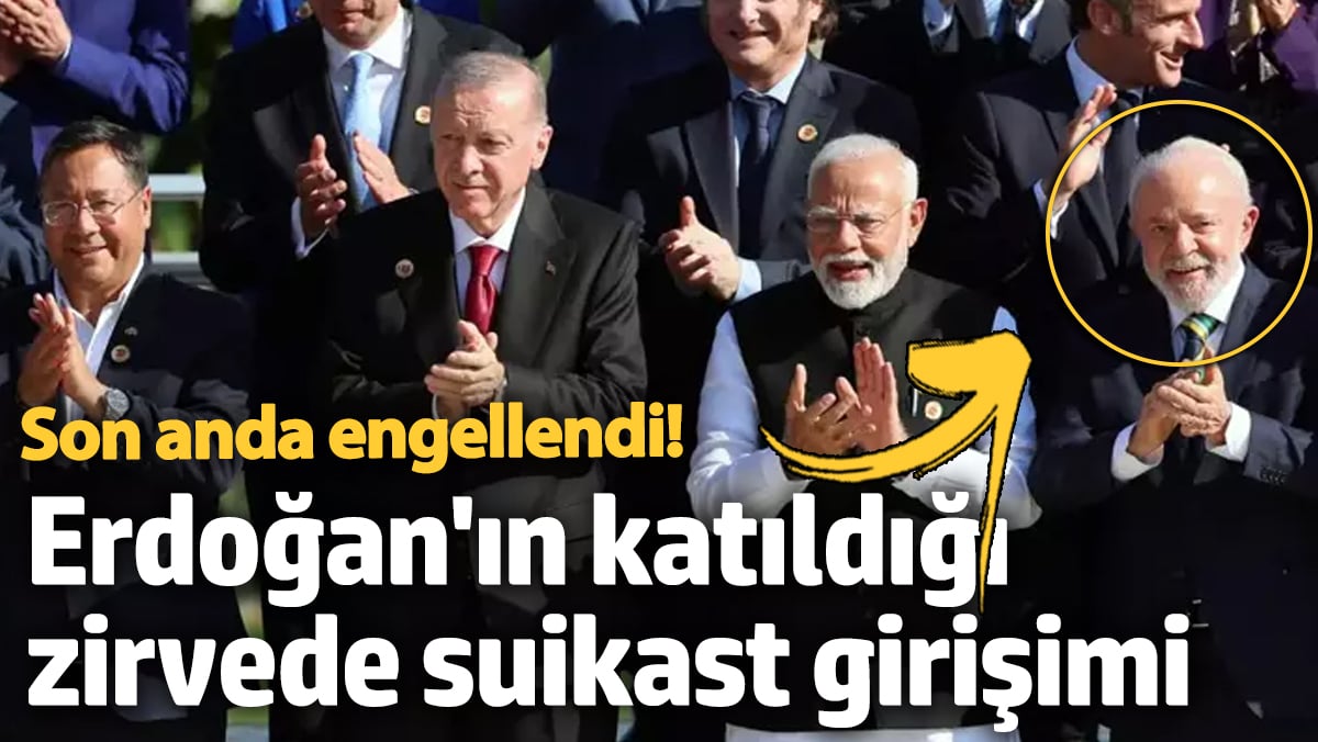 Cumhurbaşkanı Erdoğan G20 Zirvesi için gitmişti… Brezilya’da suikast iddiası!