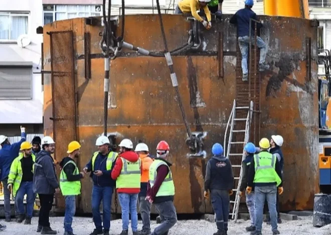 İzmir’de dev makine yeni rotası için taşınacak